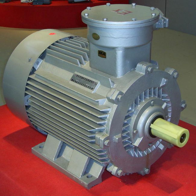 YE3-200L2-6防爆电机45°角实拍